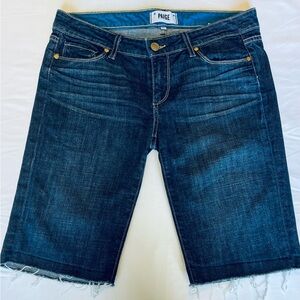 Paige Women's Blue Denim Shorts size 28 EUC
